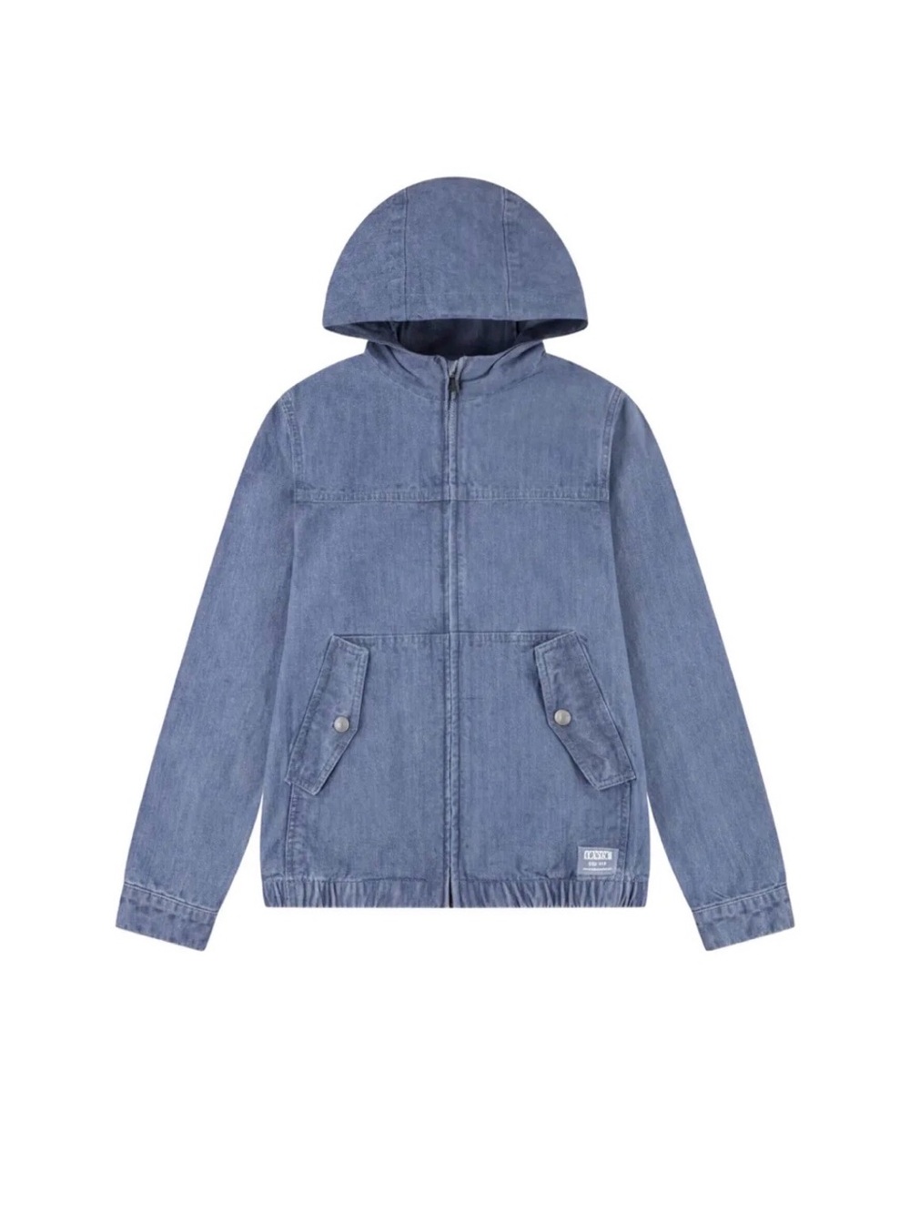 Levi's Kids Blue Denim Hooded Zip Jacket